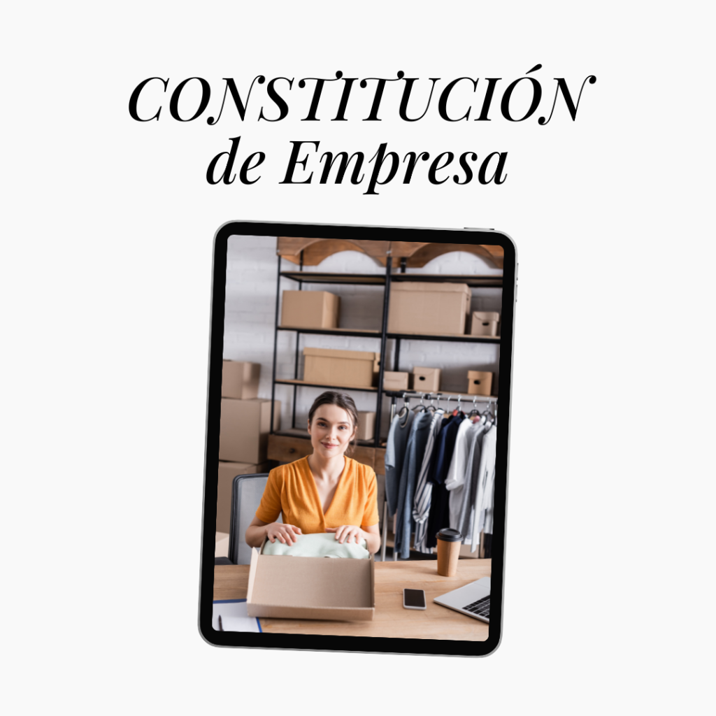 Constitución de empresa